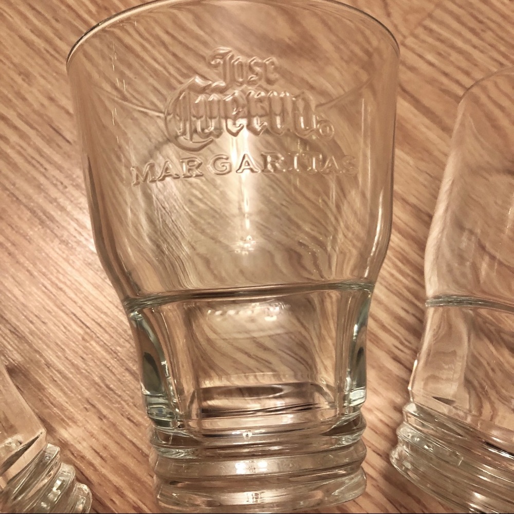 Jose Cuervo-4 Embossed margarita glasses 10oz - Picture 1 of 7